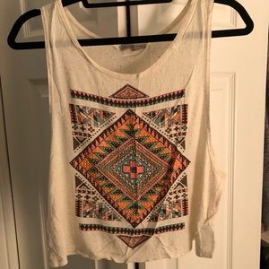 Sleeveless summer top